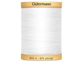 Fio De Bordar Ou Costura Nuançar Gütermann Creativ 743933 5709 Gutermann Algodão C Ne50 800 M 5709 Branco