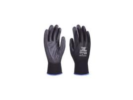 Pacote. 12 Luvas De Poliuretano Preto Nylon Tamanho Pequeno 7 3l Internacional