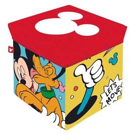 Cubo De Tela Para Almacenaje Mickey Mouse 30x30x30cm Wd15235 Arditex Arditexvolumen