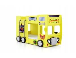 Cama Plastiko Happy Bus Yellow