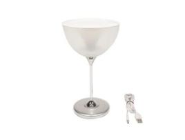 Alto Falante Bluetooth Dynabass Com Lâmpada Ambiente Prata