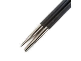 Iguilles Circulares Intercambiáveis Knitpro Karbonz 3,75 Mm Preto/prata
