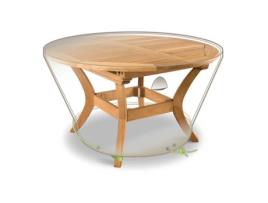 Capa protetora para mesa redonda de área externa Jardiline Luxe Cinza