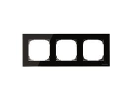 Moldura 3 Elementos Vidro Preto Niessen Sky 8573 Cn