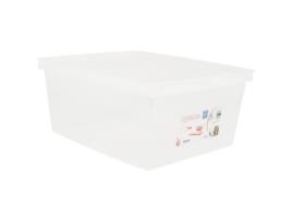 Caixa Cristalina Kalitt Déco 18l Natural Translúcida Resistente Às Intempéries