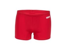 Short de Natação Masculino em Equipe Sólido Vermelho Branco Arena