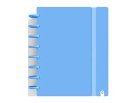 Livro Cuaderno Ingeniox A5 80h Cuadricula Azul Pastel De Desconocido (espanhol)