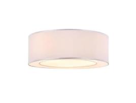 Plafonnier Maytoni, Moderno, Redondo, Em Metal Cor Cromo, Plafonnier Em Tecido Cinza, 4 Lâmpadas Excl., 60 W E27 220v Maytoni Decorative Lighting