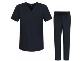 Uniforme MISEMIYA Poli?ster Mulher (M - Preto)