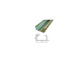 Perfil C 4020 Liso Galvanizado Gaestopas