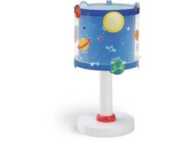 Castiçal de cabeceira infantil Planetas Motivo dos planetas do sistema solar, C 15 cm, A 30 cm, Dalber Blue
