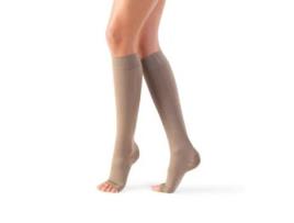 Meias De Compressão Até Ao Joelho Pé Aberto Juzo Helasana Bege Iii Normal