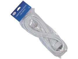 Extensão 3x1,5 Mm² 5 M Branco Satiplugs France