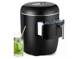 Máquina de Fazer Gelo 150W 10-12Kg/24H Preta Elegance NATURAMIX