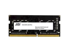 Faixa de Ram AGI Sd138 Ddr4 8 Gb 3200 Mhz Cl22 Não Ecc Compatível com Laptop/Notebook