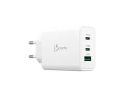 J5create 65w Gan Usb C 3 Port Charger Eu Jup3365e En J5 Create (2xusb C 1xusb3.0 Colour White)