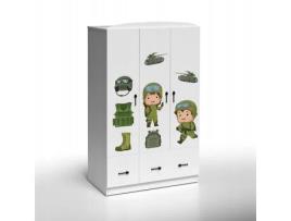 Roupeiro Plastiko Triple Army