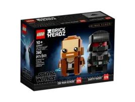 Brickheadz Obi Wan Kenobi e Darth Vader Lego