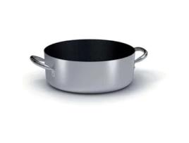 Casseruola Bassa Cm 32 Antiaderente Ballarini Caçarola Alumínio Prata