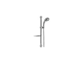 Conjunto De Barra De Chuveiro Saboneteira Telefone Mangueira Cromada 3740 Cis