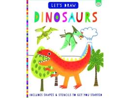 Livro Lets Draw Dinosaurs De Elizabeth Golding (inglês)