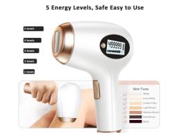 Dispositivo de Remoção de Pêlos Ipl 500.000 Flashes Reais Pulsos de Luz Permanente DREAM5