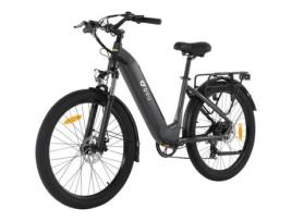 Bicicleta Urbana Elétrica Feminina 26 Polegadas 350W 10.4Ah Preto DYU C1