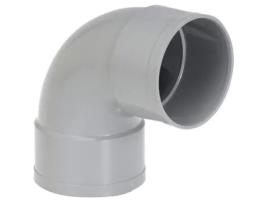 Codo Pvc Fêmea Fêmea 87° Girpi D 100 Mm Plástico Interior Branco