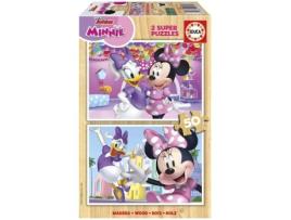 Livro Puzzle 2x50 Piezas Minnie Mouse De Desconocido (espanhol)