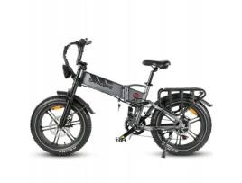 SAMEBIKE SAMEBIKE Rs-A02-It-Gy 48V 17Ah Fat Tire E-Bike 20 X 4 0 Polegadas Bicicleta Elétrica Dobrável Mountain Beach Snow Ebike