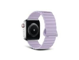 Pulseira para Apple Watch 44/45/46/49mm com Traction Ring Lavanda Decodificada