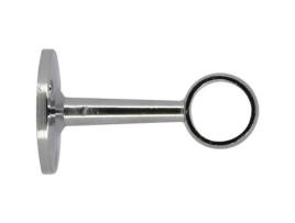 Suporte De Guarda Roupa D19 60mm Metal Cromado X2 Mobois