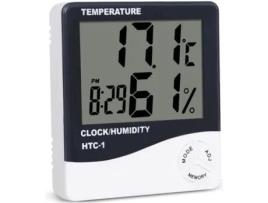 Termômetro Hidrômetro Termômetro Higrômetro Digital Temperatura Umidade Máx. Mín. Hora Laticínios