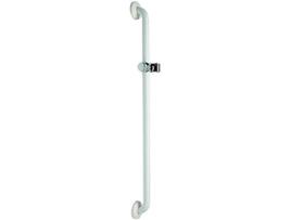 Julio Bridge 4AAJAS04 ADA Puxador médio 99 com porta de chuveiro pintada de branco flange ABS