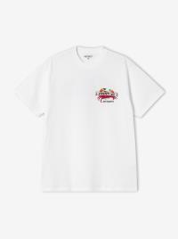 T-shirt Carhartt WIP Crab Paint Branca