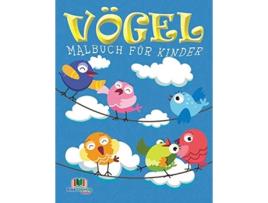Livro Vogel Malbuch Fur Kinder De Neil Masters (alemão)