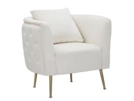 Poltrona Creme Bucareste 76X74X73 Cm MAURO FERRETTI