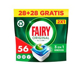 FAIRY TODO EM 1 ORIGINAL máquina de lavar louça 56 cápsulas