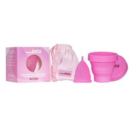 Copo Menstrual com Esterilizador e Saquinho