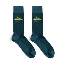 Meias Yatch Club Blank Navy Blue