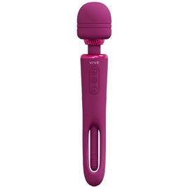Vive By Shots Kiku Vibrador e Varinha de Dupla Ponta com Inovador Estimulador 243 gr