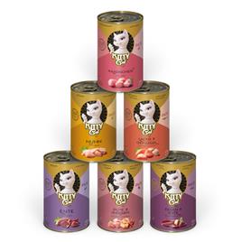 Kitty Cat Adult Pate 6 x 400 g - Mix II (6 variedades) 6 x 400g