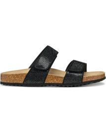 Sandálias de Mulher GEOX SANDALIA DOBLE VELCRO DE C9999 BLACK
