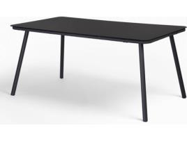 Mesa de Jardim  Arhiza (Cinzento - Alumínio - 74,50 x 160 x 90 cm)