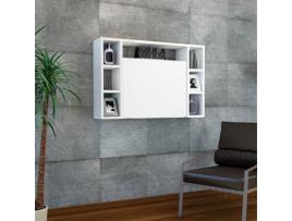 Secretária HOMEMANIA HIO8681285903228 Branco (90 x 19.5 x 60 - Placa de Aglomerado e PVC)