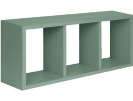 Prateleira HOMEMANIA Tristano (Verde Escuro - MDF - 70x30x15.5 cm)