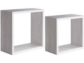 Prateleira HOMEMANIA Q-Bis (Carvalho Imperial - MDF - 35x35x15.5 cm)