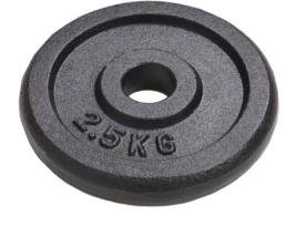 Conjunto de 8 Discos de Musculação VIDAXL (8 x 2.5 Kg - Ferro)