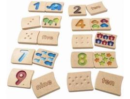 Números 1 - 10 II PLAN TOYS Madeira