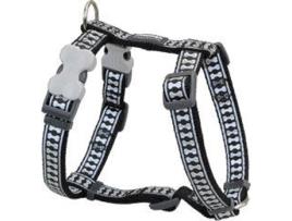 Peitoral para Cães  One Touch Refletor Preto (2 x 37-61 cm)